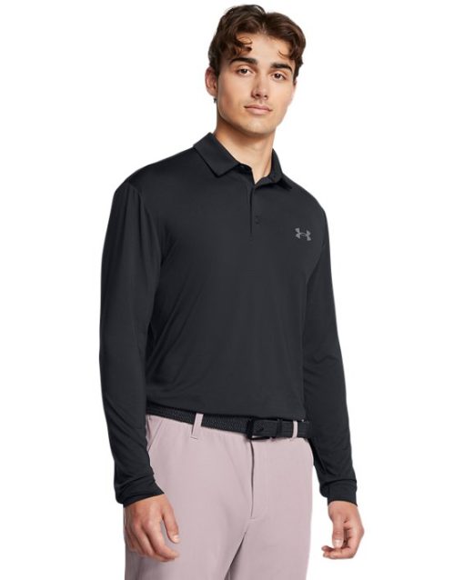 Under Armour Shirts & Tops-Men's UA Playoff Long Sleeve Polo-under armour outlet