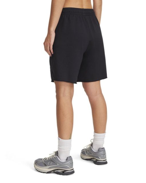 Under Armour Shorts-Women's UA Icon Terry Long Shorts-under amour - Image 2