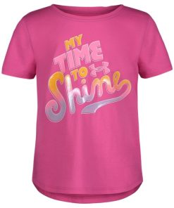 Under Armour Girls-Little Girls’ UA Time To Shine T-Shirt-under armoir