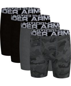 Under Armour Boys-Boys’ UA Cotton Boxerjock® Camo 4-Pack-under armour factory house