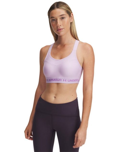 Under Armour Sports Bras-Women's Armour® High Crossback Sports Bra-under armoir