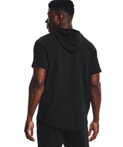 Under Armour Shirts & Tops-Men’s UA Rival Terry Short Sleeve Hoodie-under armoir 2