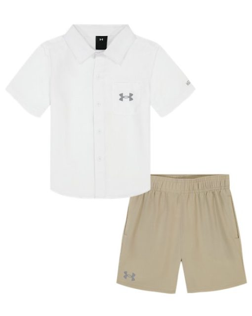 Under Armour Boys-Little Boys' UA Woven Shirt Set-underarmour