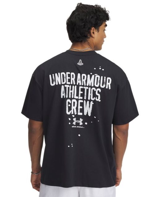 Under Armour Shirts & Tops-Men's UA Heavyweight Cotton Oversized All America Short Sleeve-underarmour - Image 2