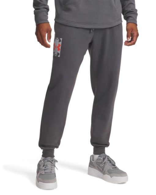 Under Armour Pants & Leggings-Men's UA Rival Fleece Logo Joggers-under armour outlet