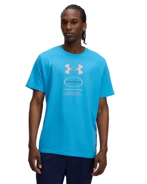 Under Armour Shirts & Tops-Men's UA Branded Gel Stack Short Sleeve-under armoir