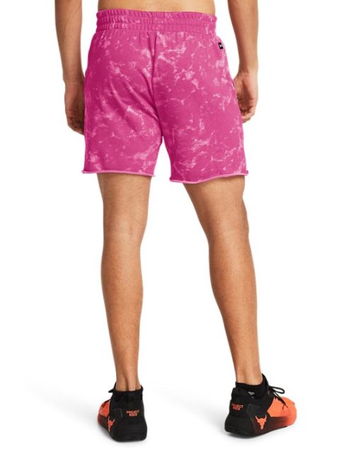 Under Armour Shorts-Men's Project Rock Terry Printed UG Shorts-under armor - Image 2