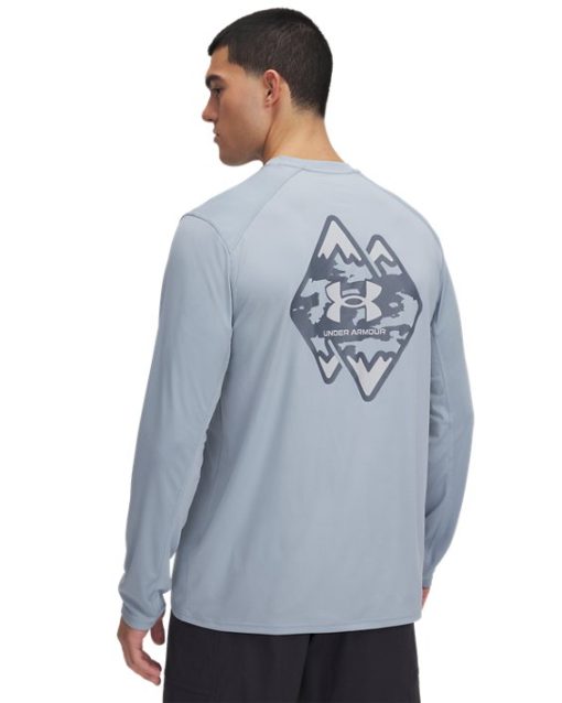 Under Armour Shirts & Tops-Men's UA Drift Tide Knit Mountain Long Sleeve-under armor outlet - Image 2