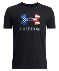 Under Armour Boys-Boys’ UA Freedom Big Logo Short Sleeve-under amour