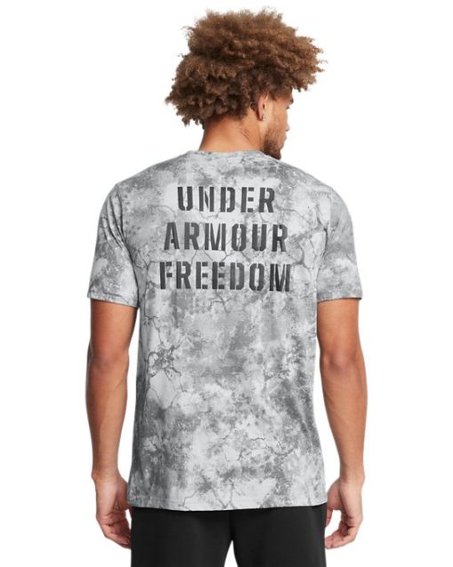 Under Armour Shirts & Tops-Men's UA Freedom Printed T-Shirt-under armour factory house - Image 2