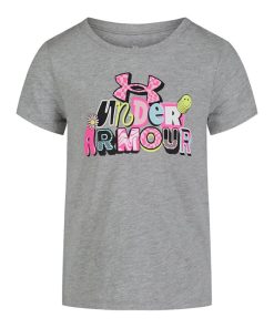 Under Armour Girls-Little Girls’ UA Party People Short Sleeve-underarmour outlet