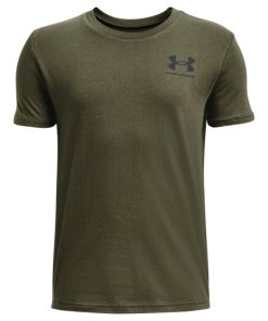 Under Armour Boys-Boys’ UA Left Chest Logo Short Sleeve-under armor outlet