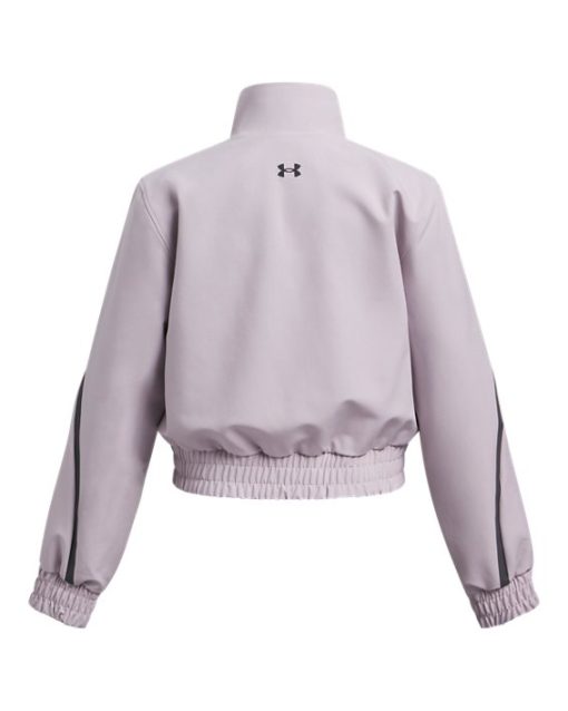 Under Armour Girls-Girls' UA Unstoppable Crop Jacket-under armour factory house - Image 2