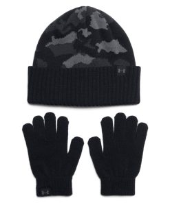 Under Armour Boys-Boys’ UA Beanie/Glove Combo-under armoir