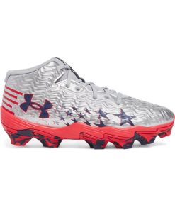 Under Armour Boys-Boys’ UA Spotlight Hammer Jr. USA Football Cleats-under armour factory house