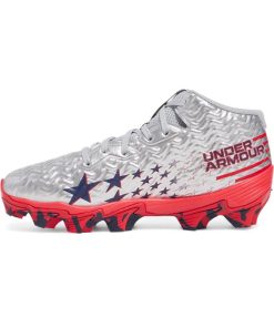 Under Armour Boys-Boys’ UA Spotlight Hammer Jr. USA Football Cleats-under armour outlet 2