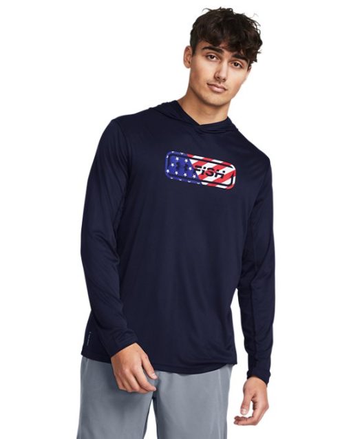 Under Armour Shirts & Tops-Men's UA Fish Pro Freedom Hoodie-under armor