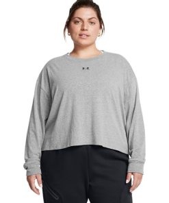 Under Armour Shirts & Tops-Women’s UA Rival Boxy Long Sleeve-under armour outlet