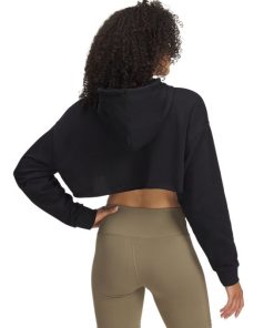 Under Armour Shirts & Tops-Women’s UA Icon Terry Crop Hoodie-under armour near me 2