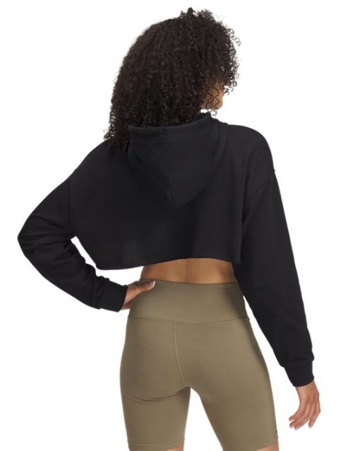 Under Armour Shirts & Tops-Women's UA Icon Terry Crop Hoodie-under armour near me - Image 2