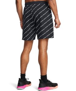 Under Armour Shorts-Men’s Project Rock Icon Fleece Printed Badge Of Honor Shorts-under amour 2