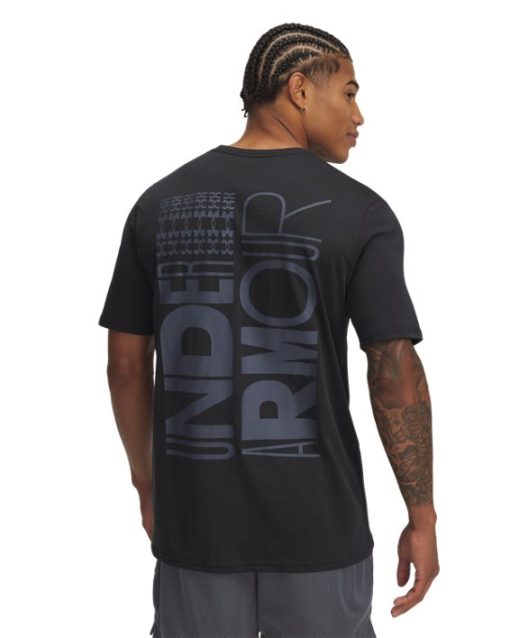 Under Armour Shirts & Tops-Men's UA Stacked PTH Logo Short Sleeve-underarmor - Image 2