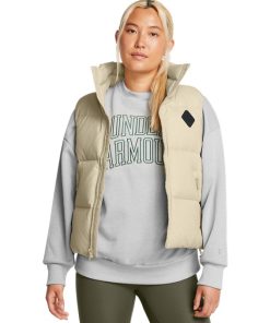 Under Armour Jackets & Vests-Women’s ColdGear® Infrared Down Crinkle Vest-under armour factory house