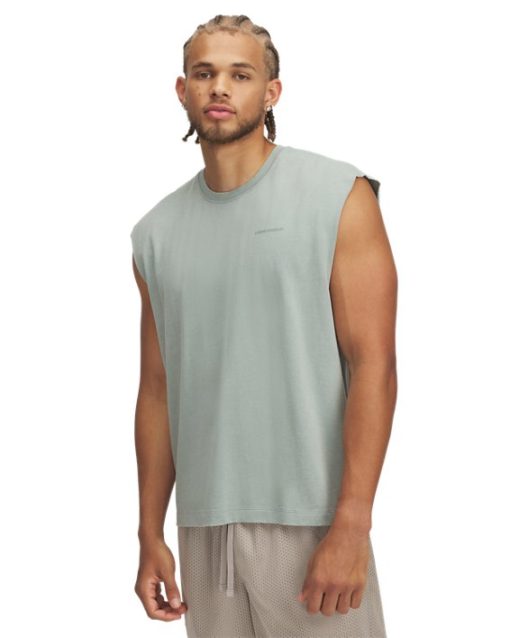 Under Armour Shirts & Tops-Men's UA Icon Heavyweight Cotton Tank-under armour outlet