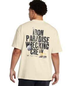 Under Armour Shirts & Tops-Men’s Project Rock Heavyweight Tools Of The Trade Short Sleeve-underarmor 2