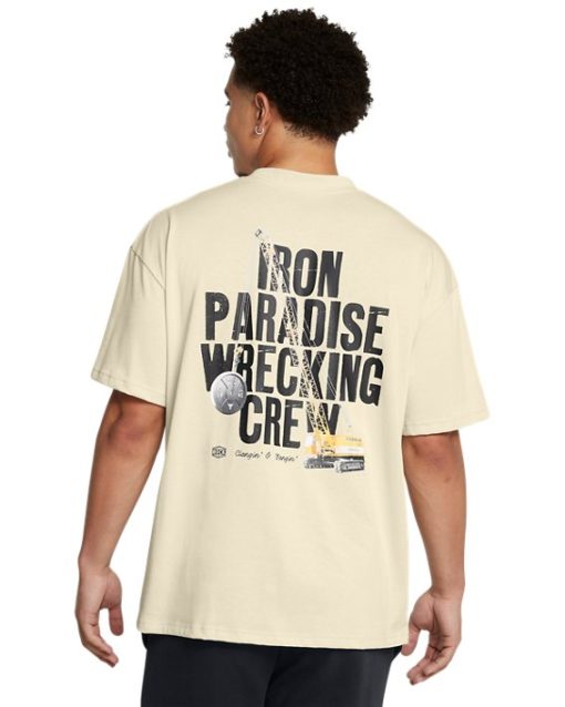 Under Armour Shirts & Tops-Men's Project Rock Heavyweight Tools Of The Trade Short Sleeve-underarmor - Image 2