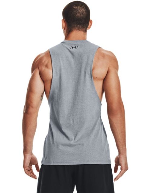 Under Armour Shirts & Tops-Men's UA Left Chest Cut-Off Tank-underarmour outlet - Image 2