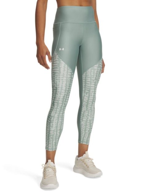 Under Armour Pants & Leggings-Women's UA Tech™ Printed Panel Ankle Leggings-underarmor