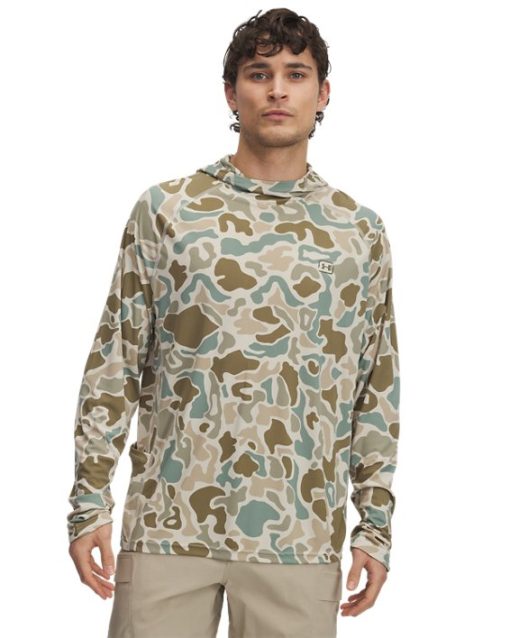 Under Armour Shirts & Tops-Men's UA Fish Elite Printed Hoodie-under armour near me