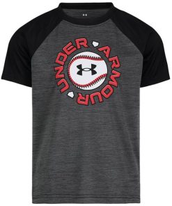 Under Armour Boys-Little Boys’ UA Tech™ Baseball Raglan Short Sleeve-under armour outlet