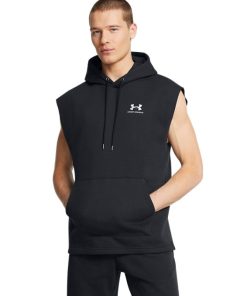 Under Armour-Men’s UA Icon Fleece Sleeveless Hoodie-under armour outlet