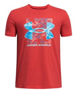 Under Armour Boys-Boys’ UA Box Logo Camo Short Sleeve-underarmour