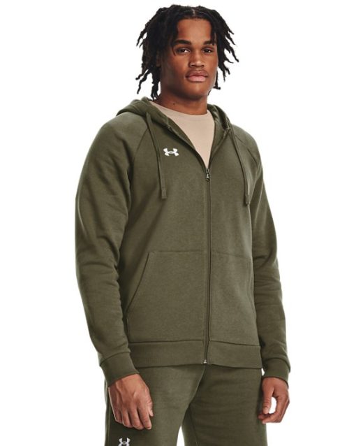 Under Armour Shirts & Tops-Men's UA Rival Fleece Full-Zip Hoodie-underarmour