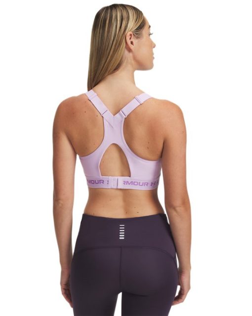 Under Armour Sports Bras-Women's Armour® High Crossback Sports Bra-under armoir - Image 2