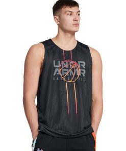 Under Armour Basketball-Men’s UA Zone Reversible Jersey-under armour factory house