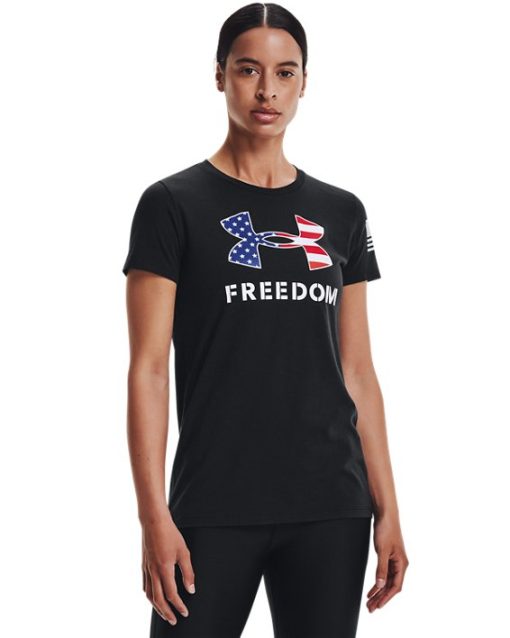 Under Armour Shirts & Tops-Women's UA Freedom Logo T-Shirt-under armour outlet