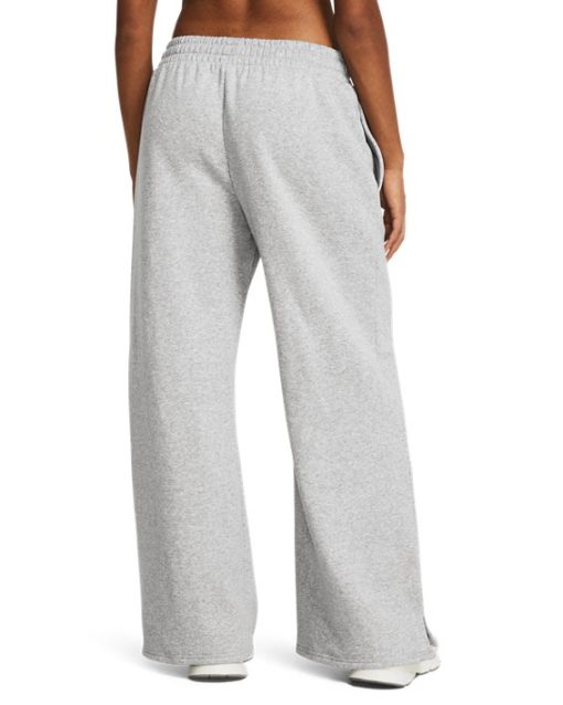 Under Armour Pants & Leggings-Women's UA Icon Fleece Wide Leg Pants-under amour - Image 2