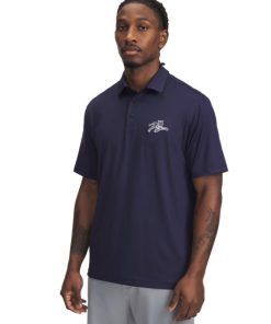 Under Armour Men’s-Men’s UA Tee 2 Green Collegiate Polo-under armour outlet