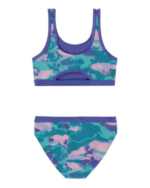 Under Armour Girls-Girls' UA Dissolve Camo Bikini-underarmour outlet - Image 2