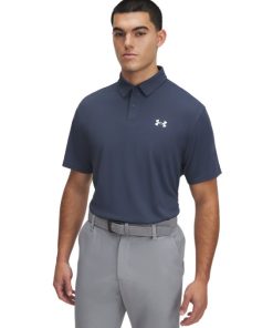 Under Armour Shirts & Tops-Men’s UA Tee To Green Pique Polo-under armour near me