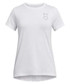 Under Armour Girls-Girls’ UA Utility Softball Training T-Shirt-underarmor