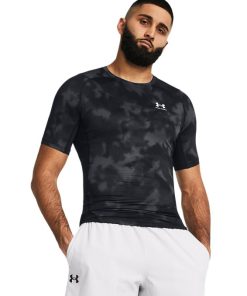 Under Armour Shirts & Tops-Men’s HeatGear® Printed Short Sleeve-under armoir