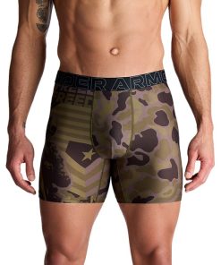 Under Armour Underwear-Men’s UA Performance Tech Mesh Graphic 6″ Boxerjock®-under armor outlet