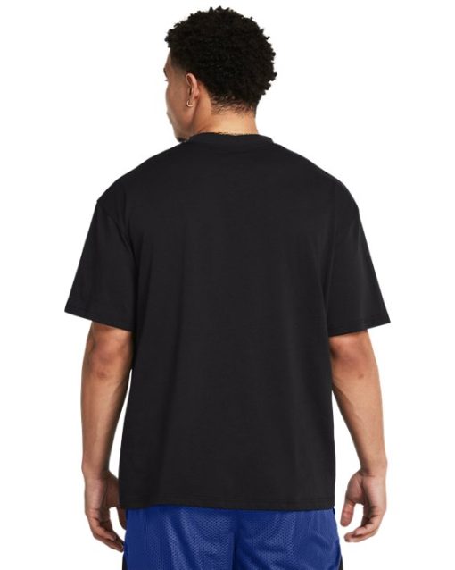 Under Armour Shirts & Tops-Men's UA Heavyweight Oversized Branded Short Sleeve-under armour outlet - Image 2