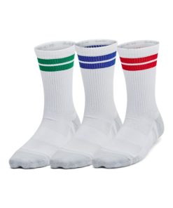 Under Armour Socks-Kids’ UA Performance Tech 3-Pack Crew Socks-under armoir