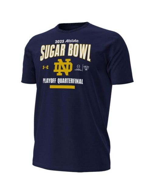 Under Armour Men's-Men's UA Notre Dame Sugar Bowl Playoff T-Shirt-under amour